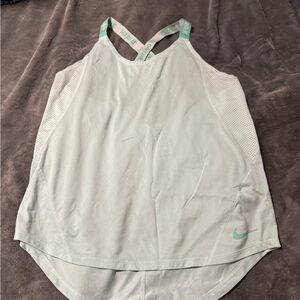 Nike Green Backless Tank Top